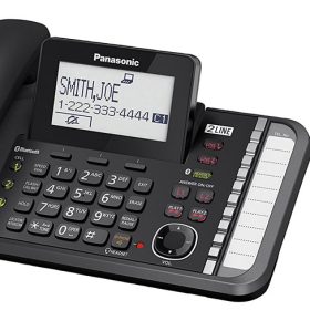 تلفن دو خط دولاین بی‌سیم  Panasonic مدل KX-TG9581 استوک