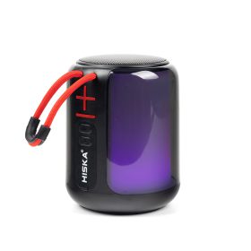 اسپیکر شیشه ای شارژی قابل حمل RGB مدل HISKA B44 آکبند